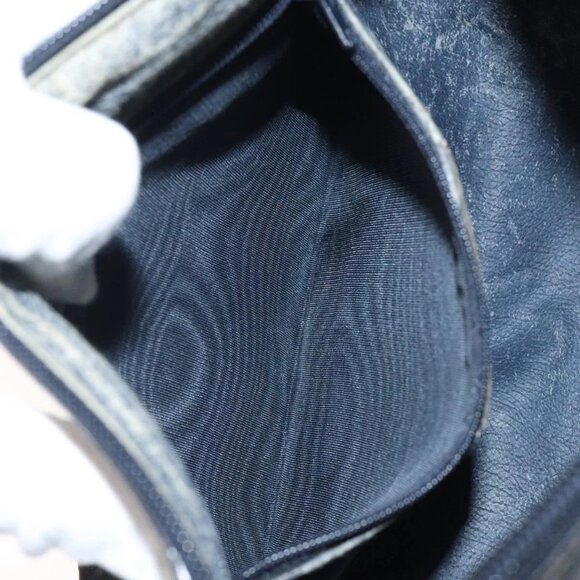 GUCCI GG Supreme Sherry Line Bag PVC Navy Gold Red 89 02 032 Auth BA1735 - Picture 12 of 16